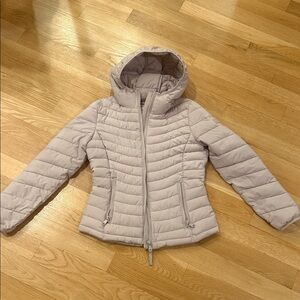 Calvin Klein Women's Puffer Jacket - Light Gray
